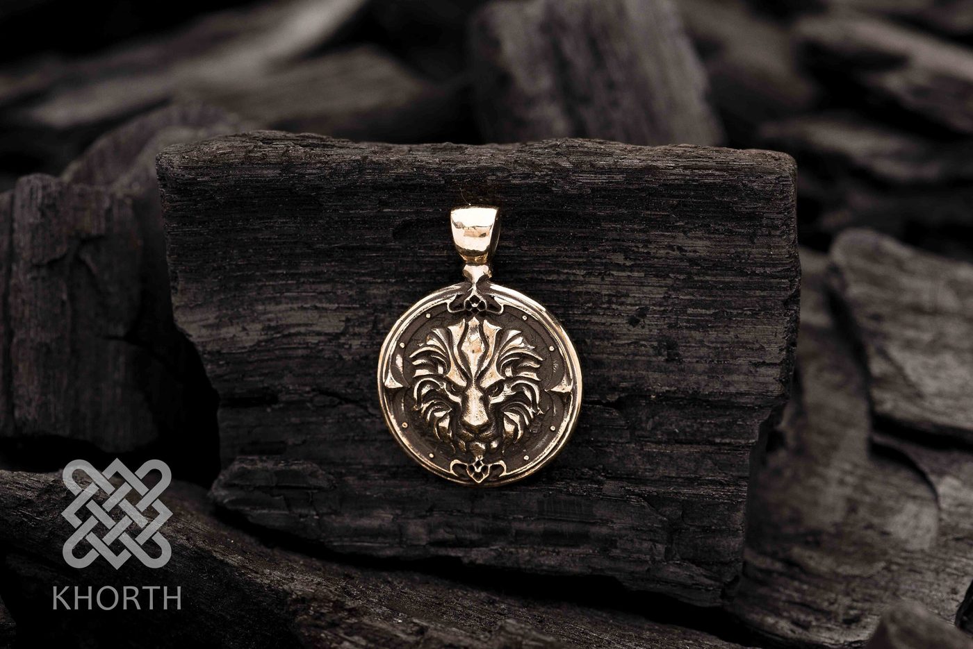 ALLIANCE & HORDE Pendant — handmade Warcraft pendant in silver and bronze — photo 2