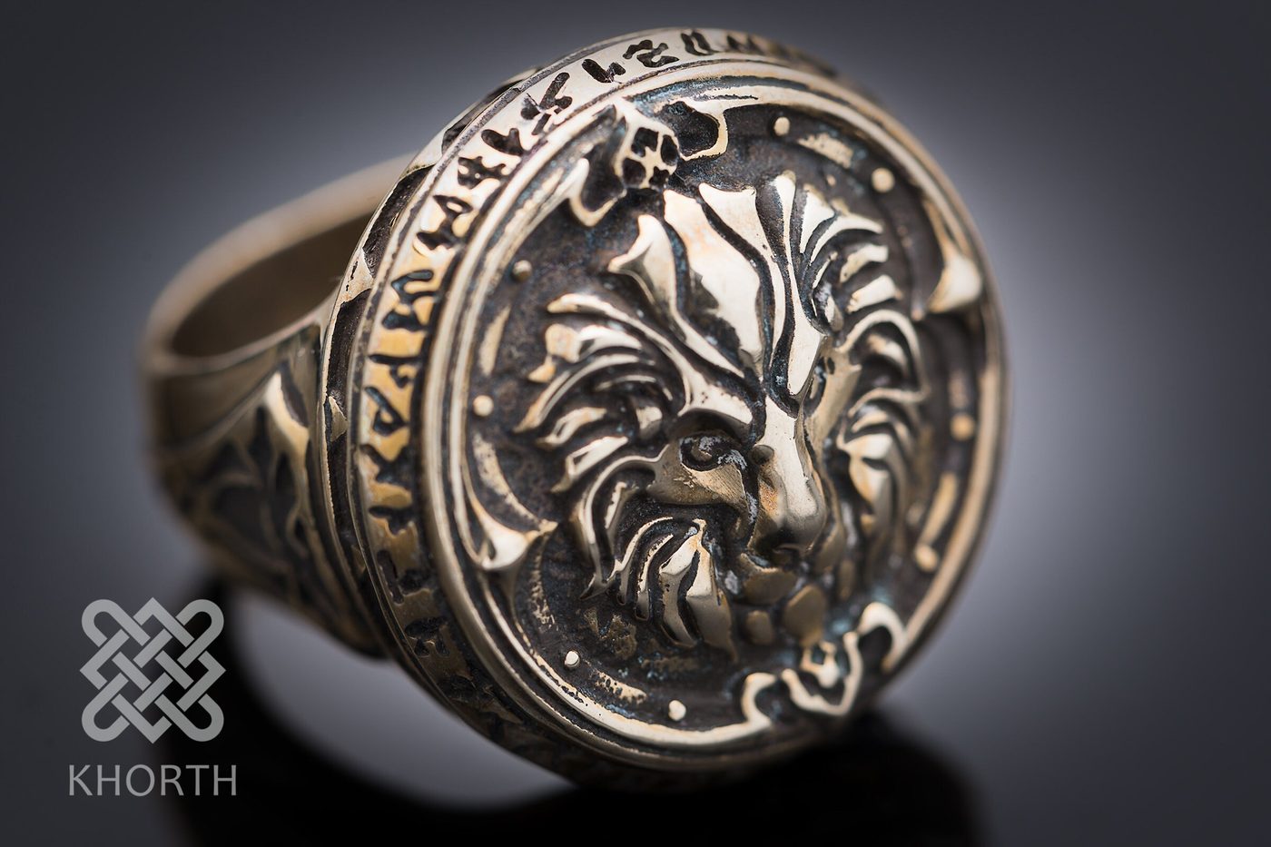 ALLIANCE Ring — handmade Warcraft ring in silver and bronze — photo 4