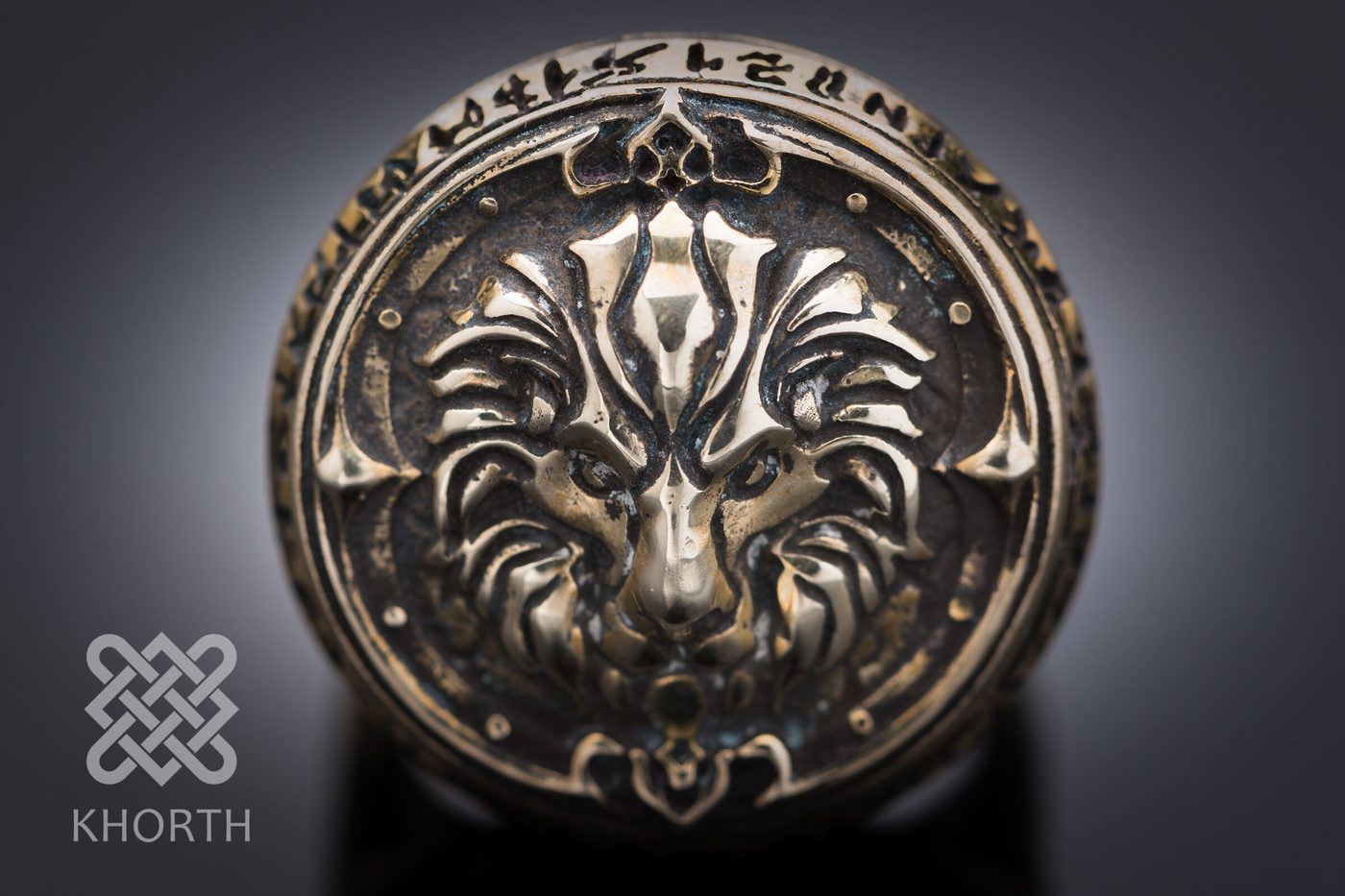 ALLIANCE Ring — handmade Warcraft ring in silver and bronze — photo 5