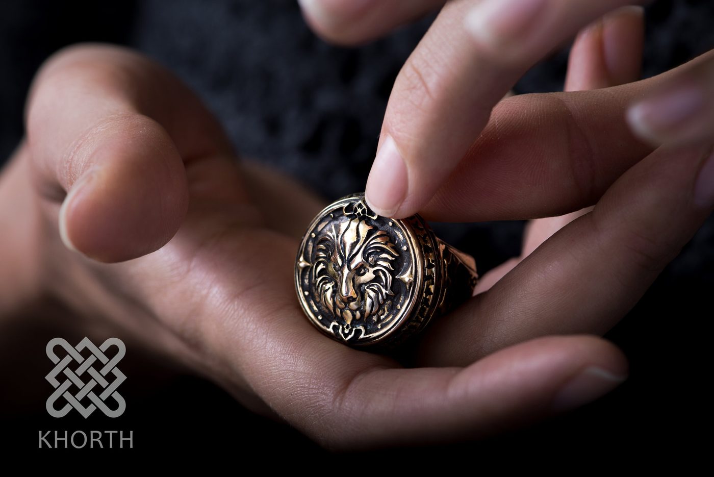 ALLIANCE Ring — handmade Warcraft ring in silver and bronze — photo 6