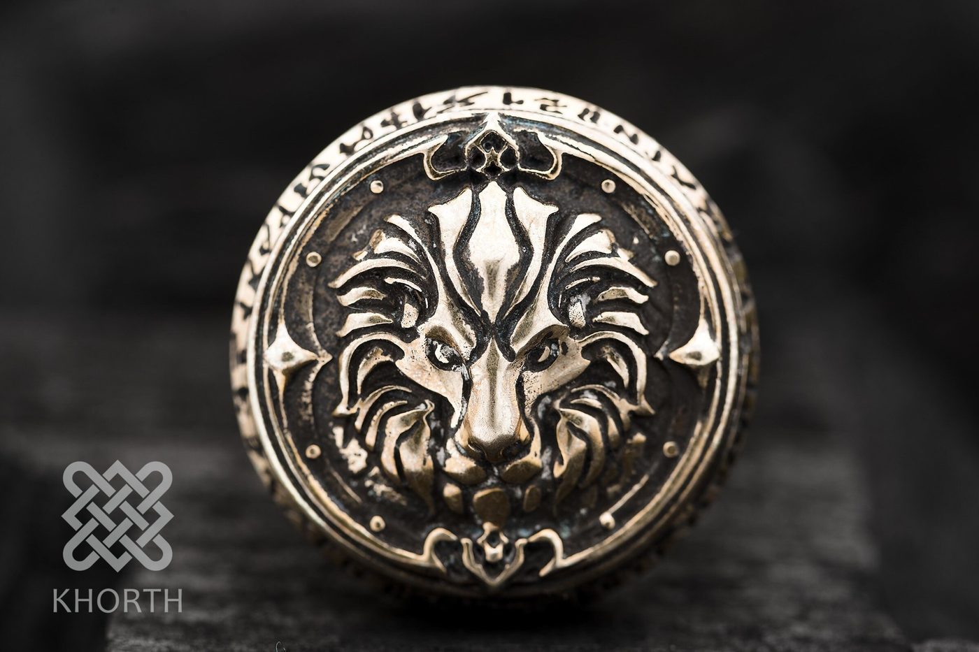 ALLIANCE Ring — handmade Warcraft ring in silver and bronze — photo 2