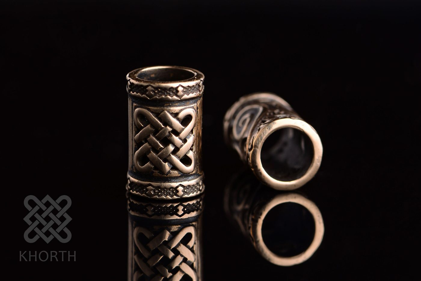 DWARF Beads — handmade Warcraft beads in silver and bronze