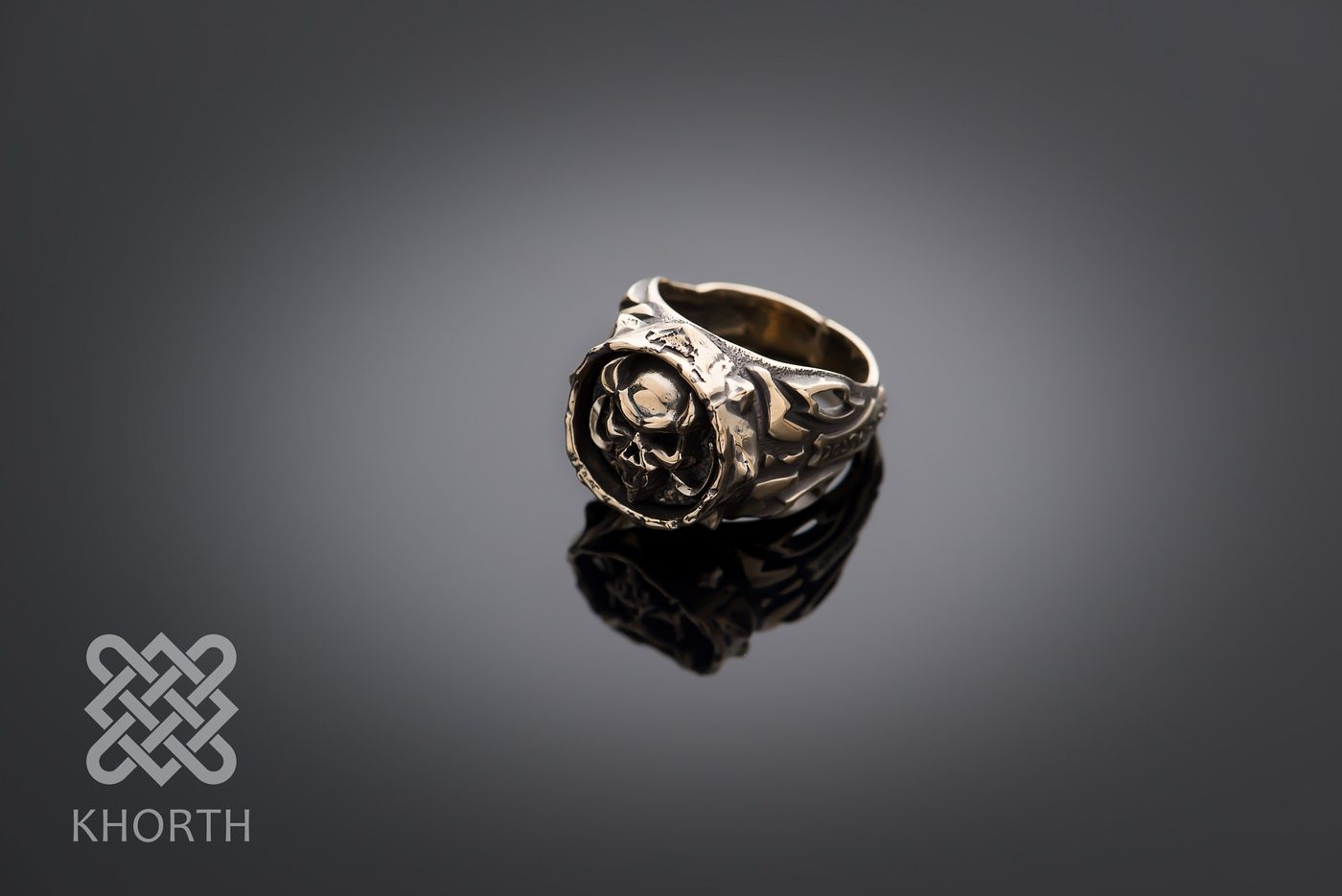 KEL'THUZAD Ring — handmade Warcraft ring in silver and bronze — photo 6