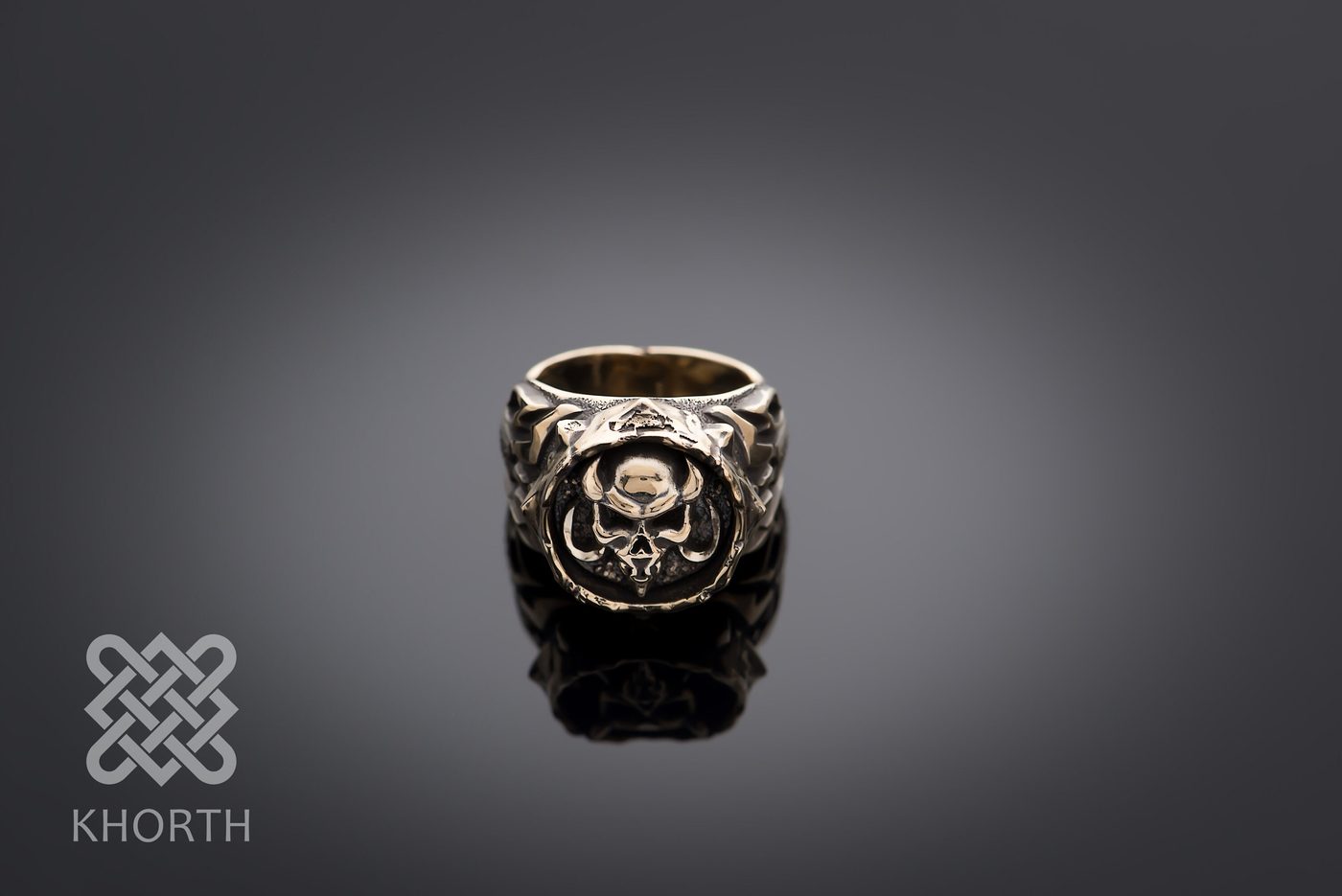 KEL'THUZAD Ring — handmade Warcraft ring in silver and bronze — photo 7