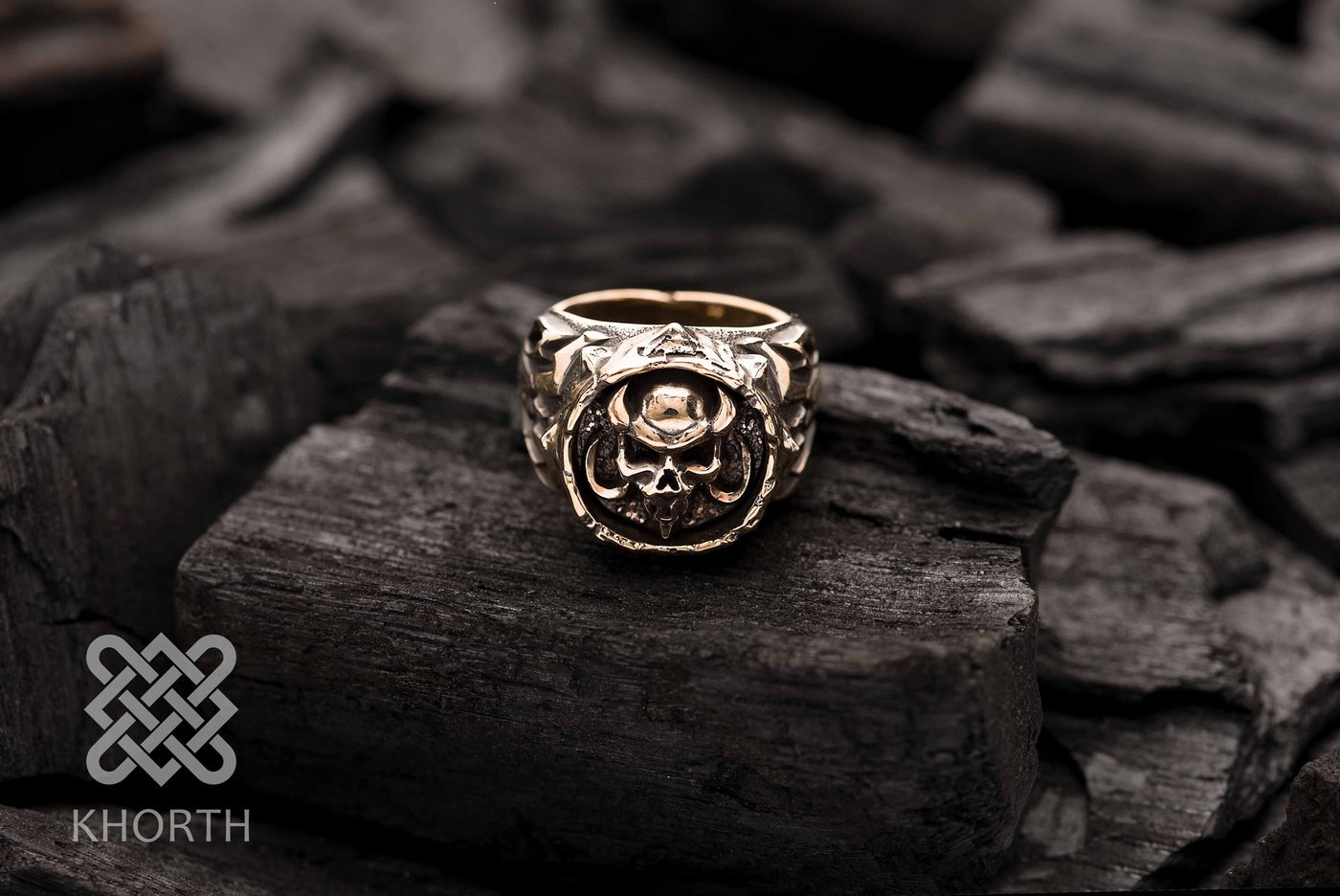 KEL'THUZAD Ring — handmade Warcraft ring in silver and bronze — photo 2