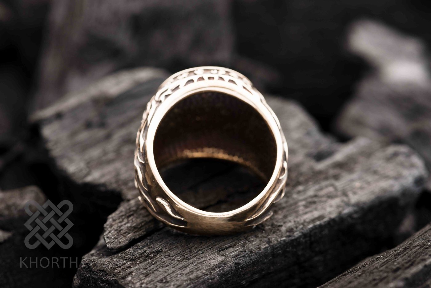 KIRIN TOR Ring — handmade Warcraft ring in silver and bronze — photo 4