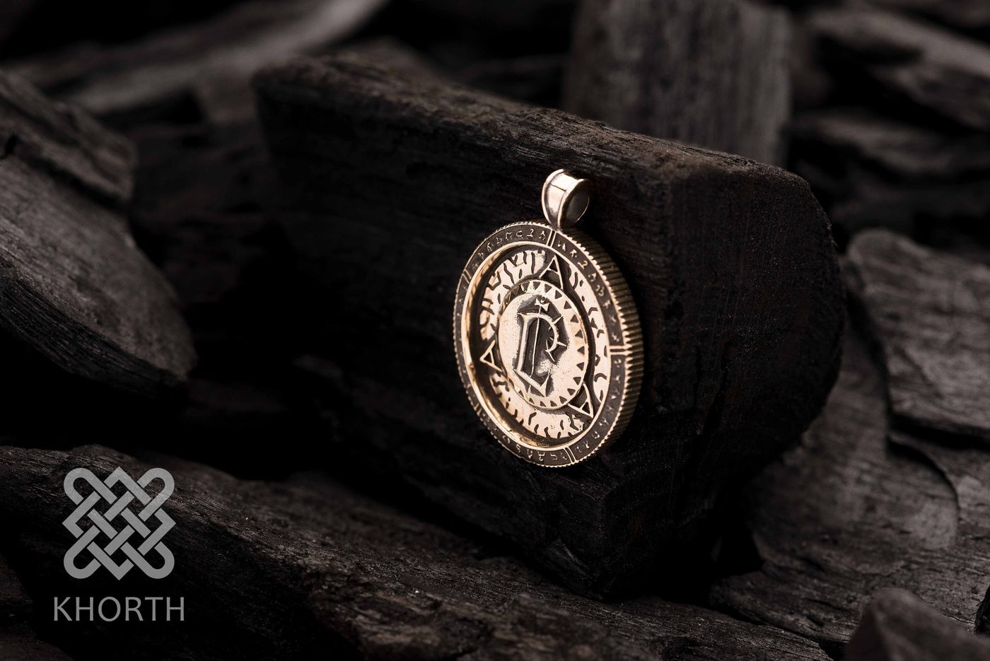 LICH KING ARTHAS Pendant — handmade Warcraft pendant in silver and bronze — photo 2