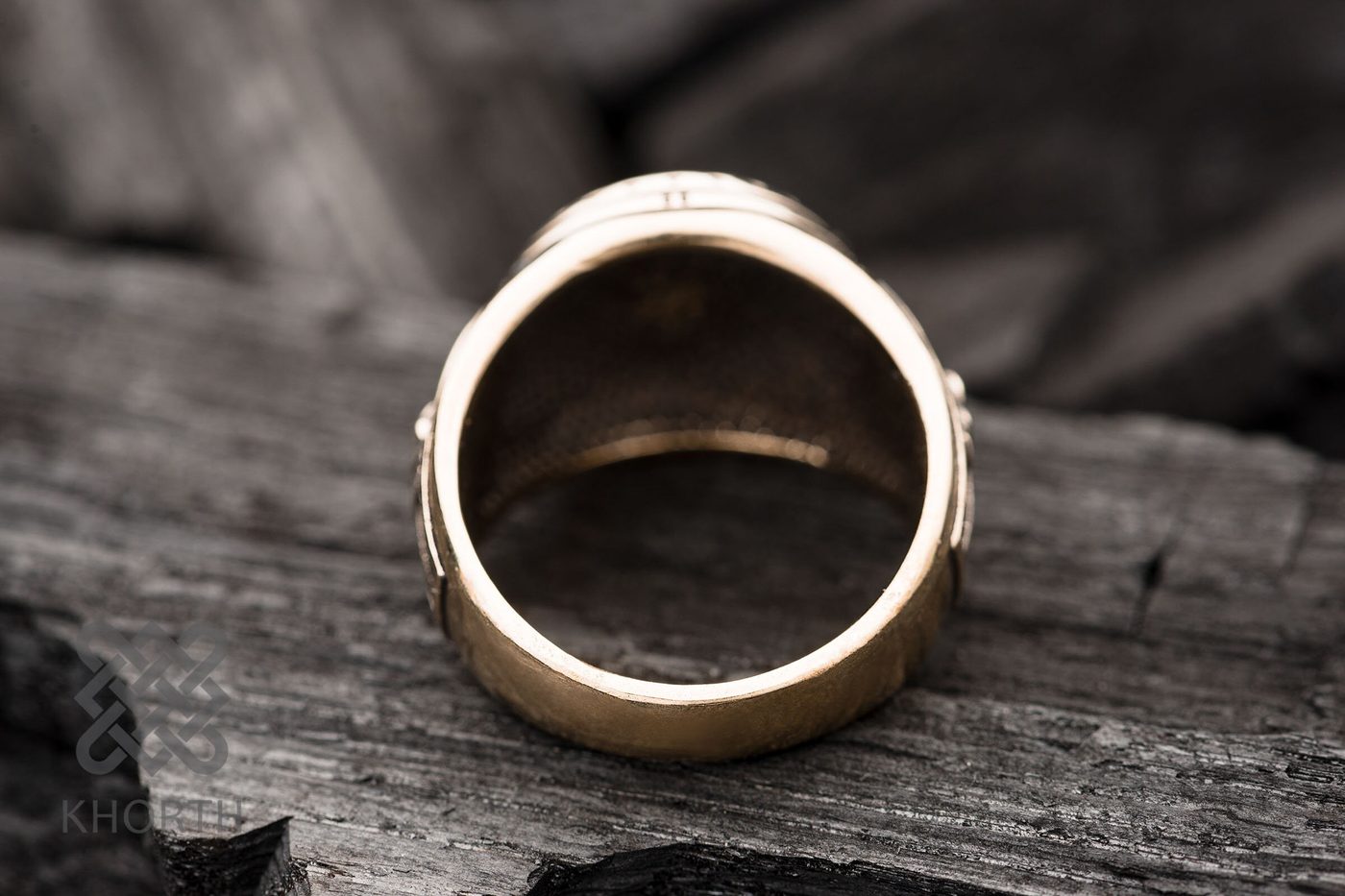 LORDAERON Ring — handmade Warcraft ring in silver and bronze — photo 4